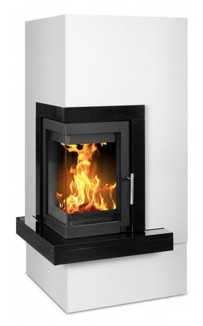 Печь-камин ABX Wells, гранит черный в Чайковском